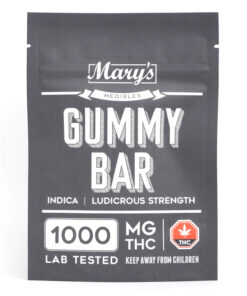 1000mg THC Indica Gummy Bar (Mary’s Edibles)