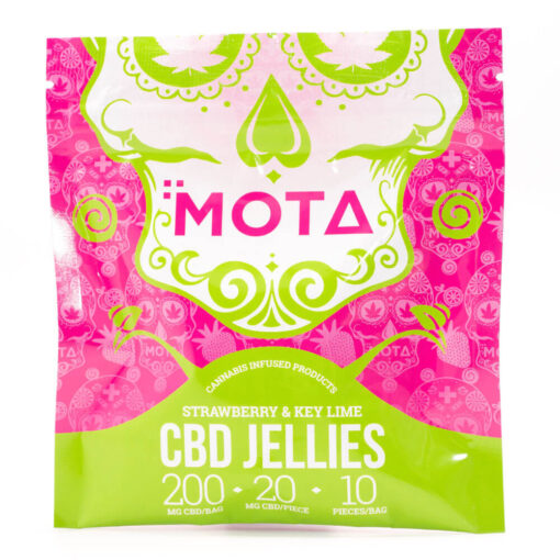 200mg CBD Strawberry and Key Lime Jellies (Mota)