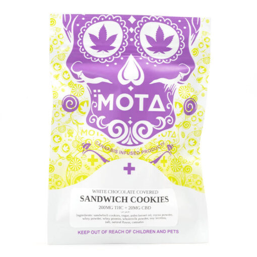 White Chocolate Covered Sandwich Cookies (Mota)